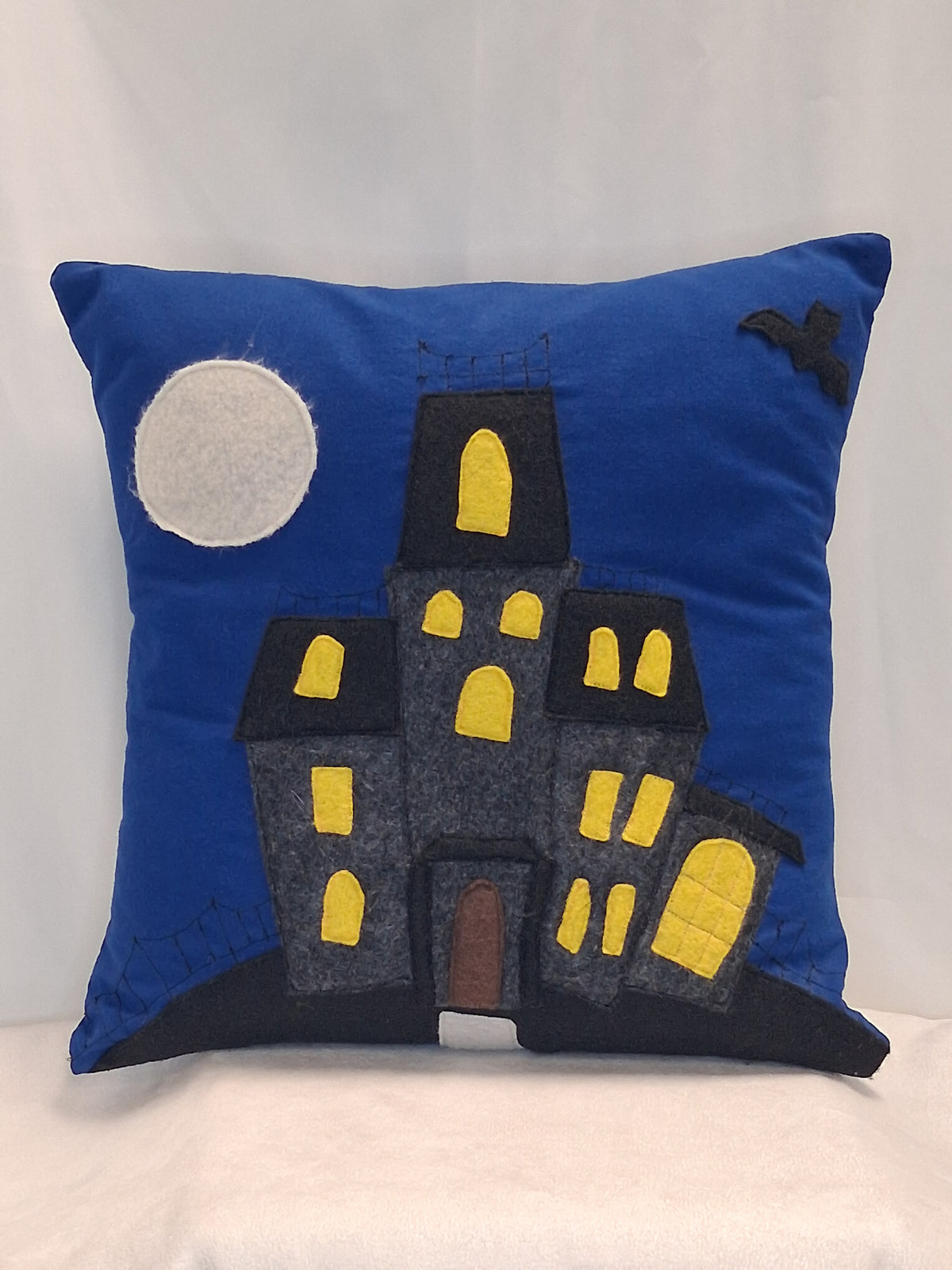Haunted House Pillow